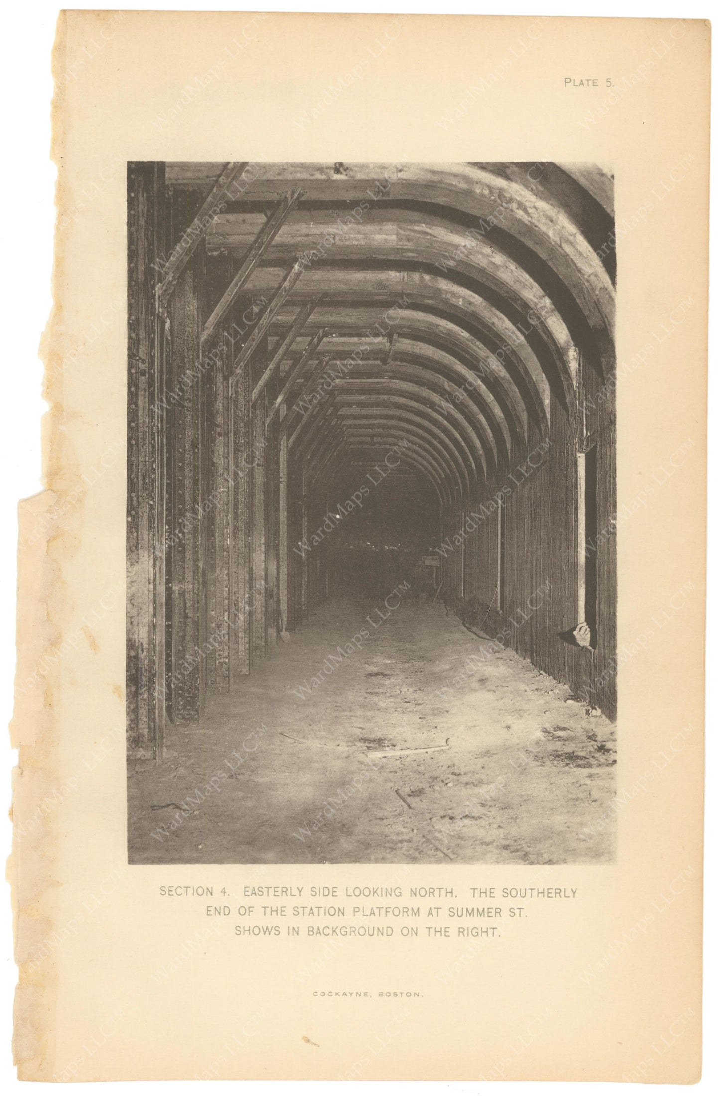 BTC Annual Report 12, 1906 Plate 05: Summer Station Platform