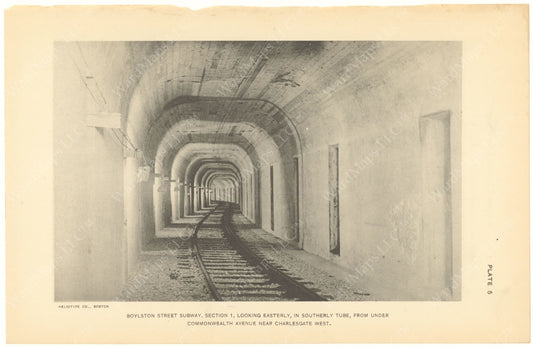 BTC Annual Report 20, 1914 Plate 05: Boylston Street Subway
