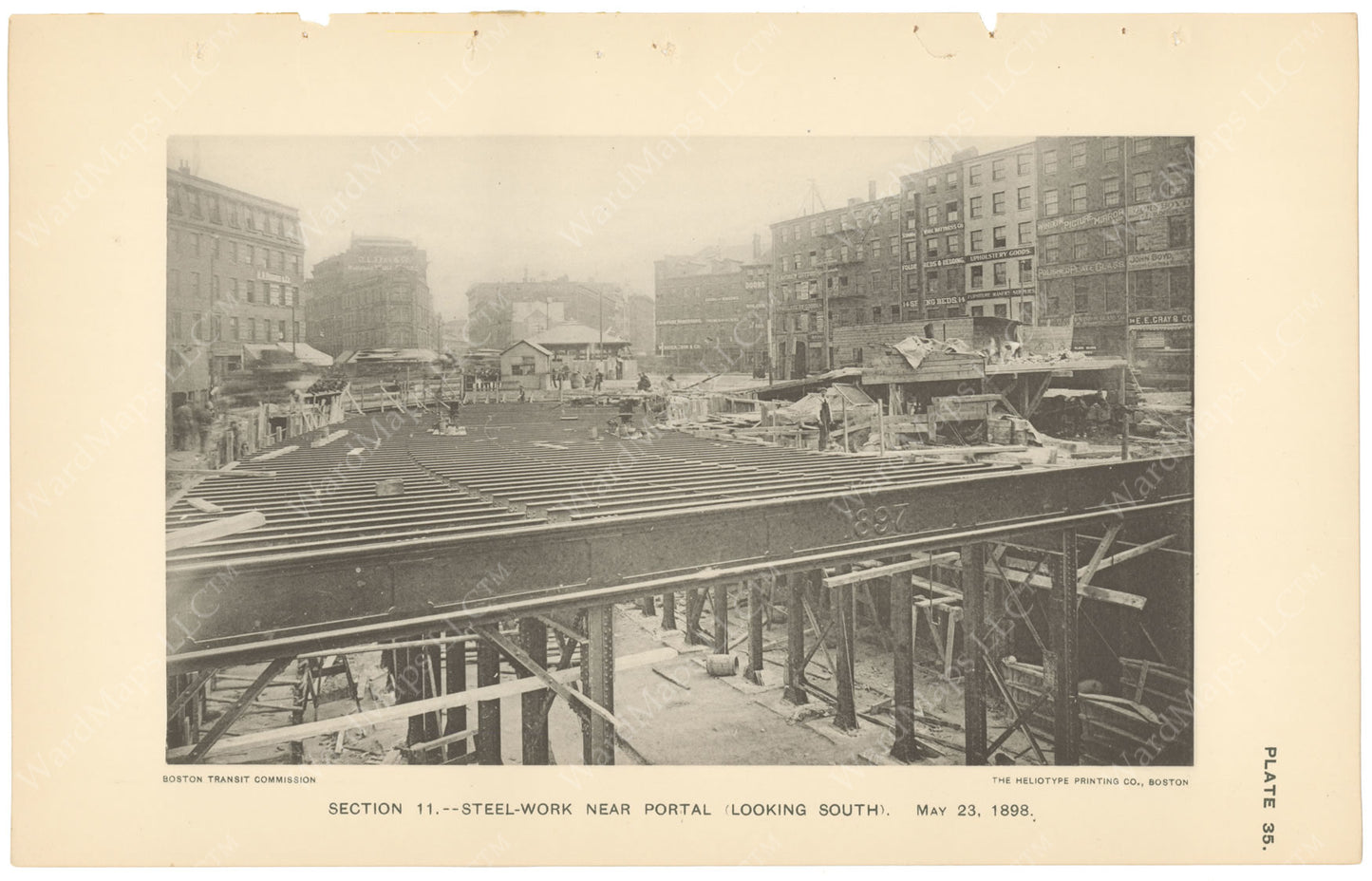 BTC Annual Report 04, 1898 Plate 35: Haymarket Portal