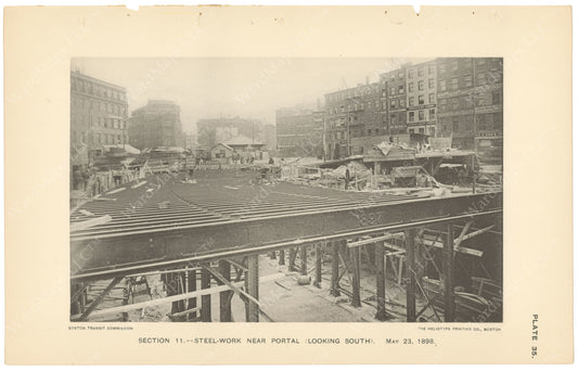 BTC Annual Report 04, 1898 Plate 35: Haymarket Portal