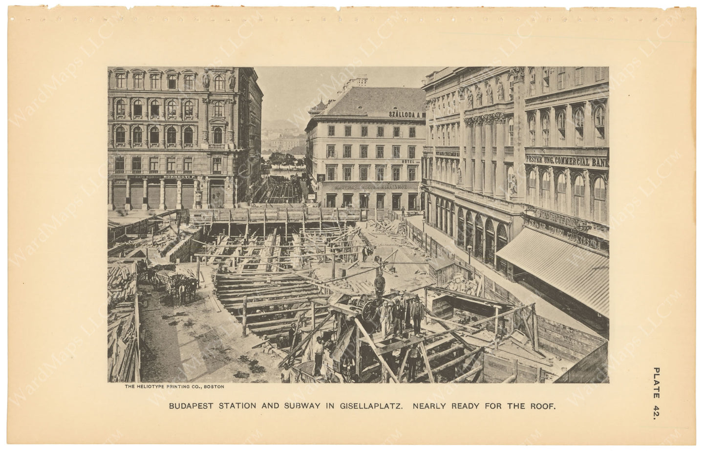 BTC Annual Report 03, 1897 Plate 42: Budapest Subway in Gisellaplatz