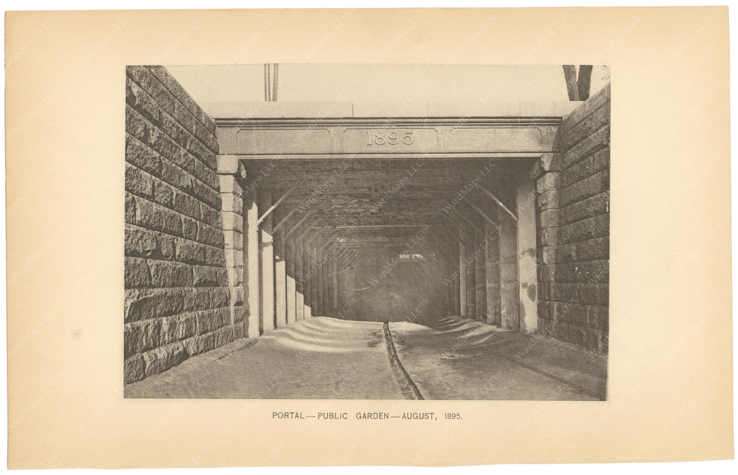 BTC Annual Report 01, 1895: Public Garden Portal, August 1895