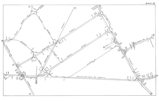 Boston Elevated Railway Co. Track Plans 1915 Plate 33: Boston - North Station North End