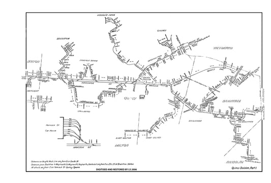 Old Colony Street Railway Co. 1905: Quincy Division Part 1
