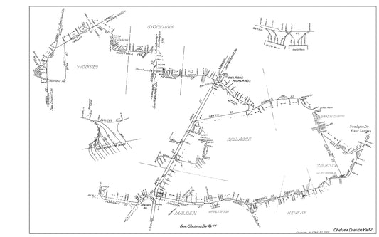 Boston & Northern Street Railway Co. Track Plans 1910: Chelsea Division Part 2