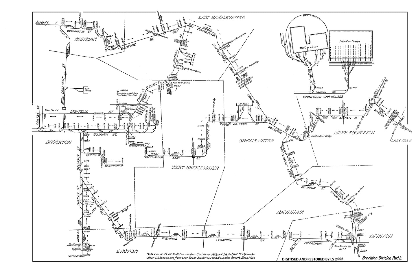 Old Colony Street Railway Co. 1905: Brockton Division Part 2