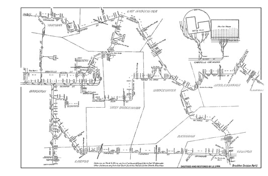 Old Colony Street Railway Co. 1905: Brockton Division Part 2