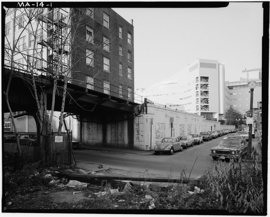 Washington Street Elevated, Ash Street Incline, 1982