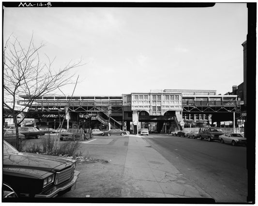 Dover Station Platform, West Elevation, 1982