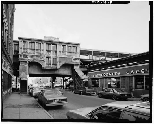 Dover Station, East Elevation, 1982