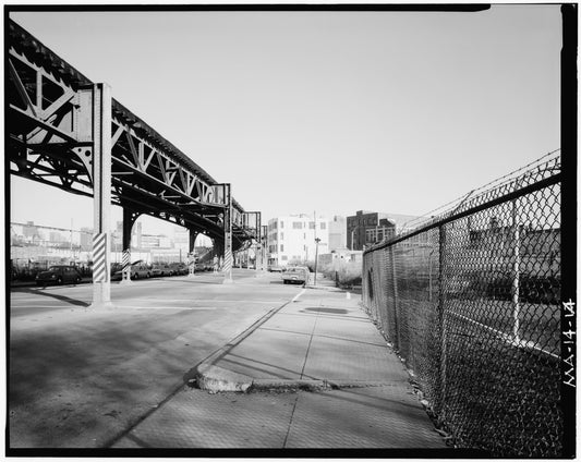 Washington Street Elevated, at Waltham Street, 1982