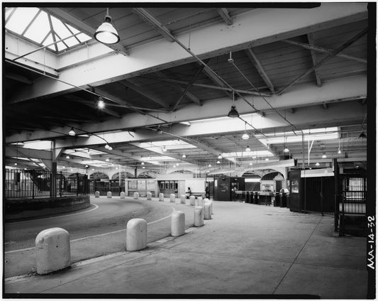 Dudley Street Station, Upper Level Looking West, 1982