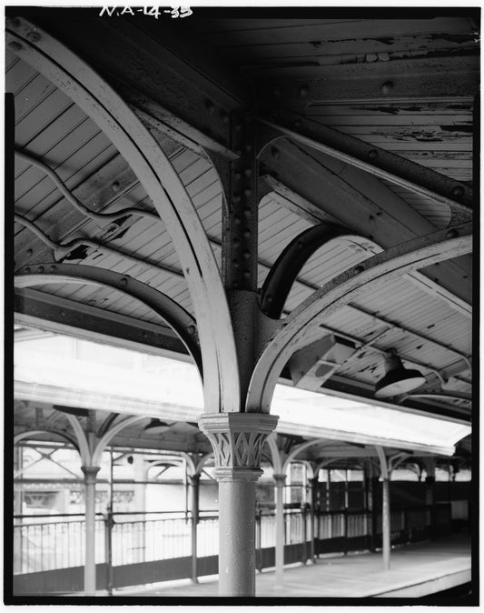 Dudley Street Station, Column Detail, 1982