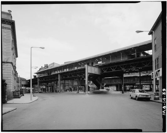 Dudley Street Station, West Elevation, 1982