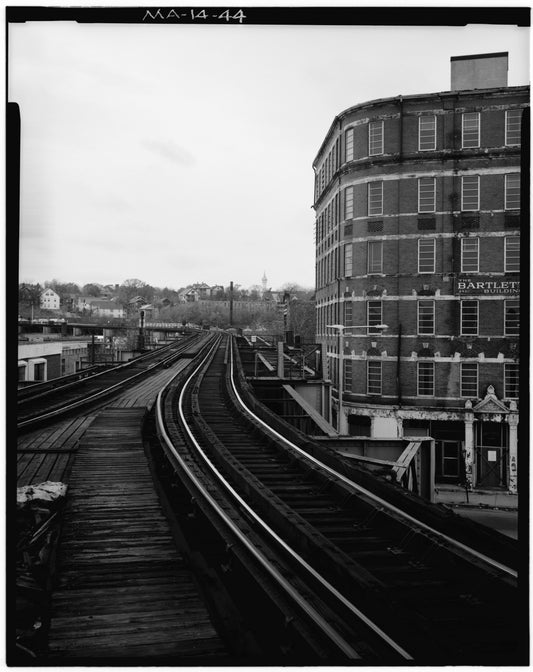 Dudley Street Station, View South from Tower F, 1982