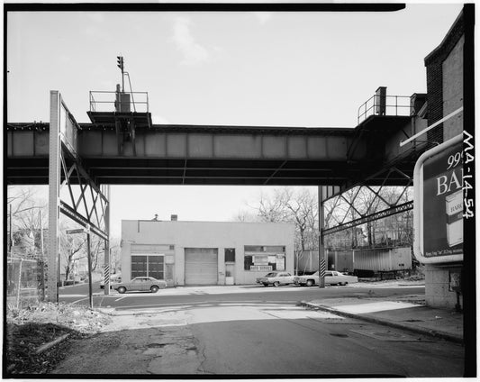 Washington Street Elevated, at Bray Street, 1982