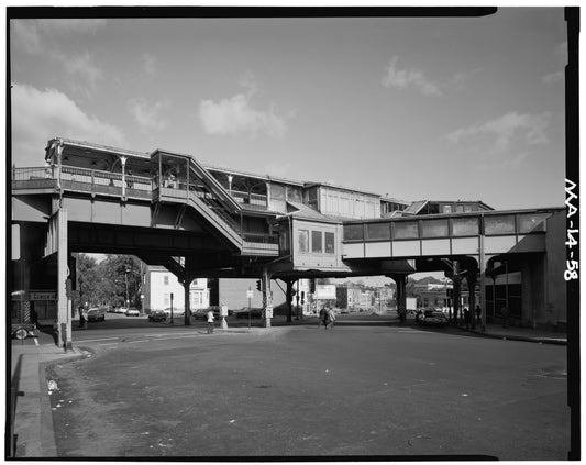 Egleston Square Station, East Elevation, 1982