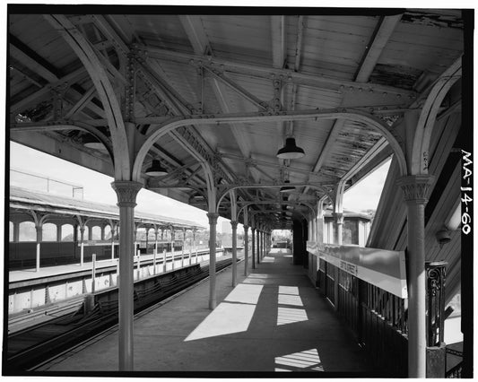 Egleston Square Station, Northbound Platform, 1982