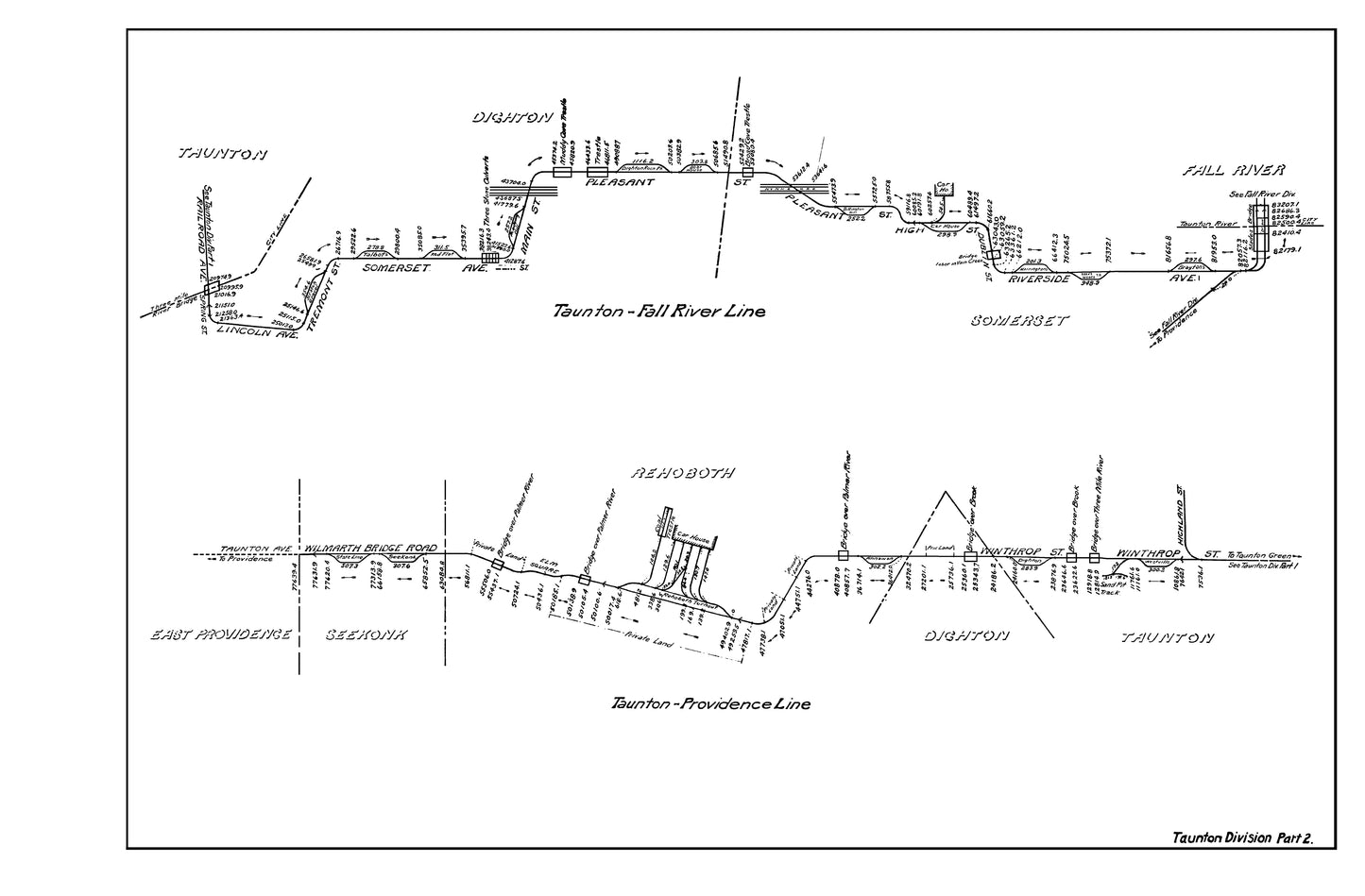 Old Colony Street Railway Co. 1905: Taunton Division Part 2