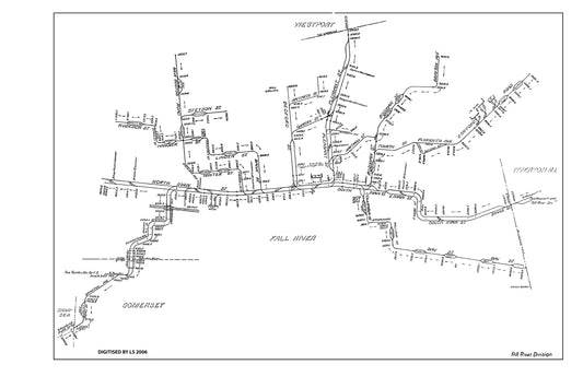 Old Colony Street Railway Co. 1905: Fall River Division