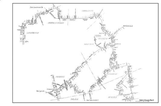 Boston & Northern Street Railway Co. Track Plans 1910: Salem Division Part 2