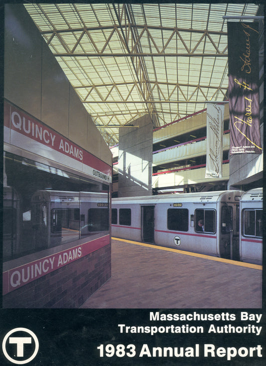 MBTA Annual Report Cover 1983