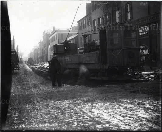 B Street at West Broadway, South Boston, December 9, 1915
