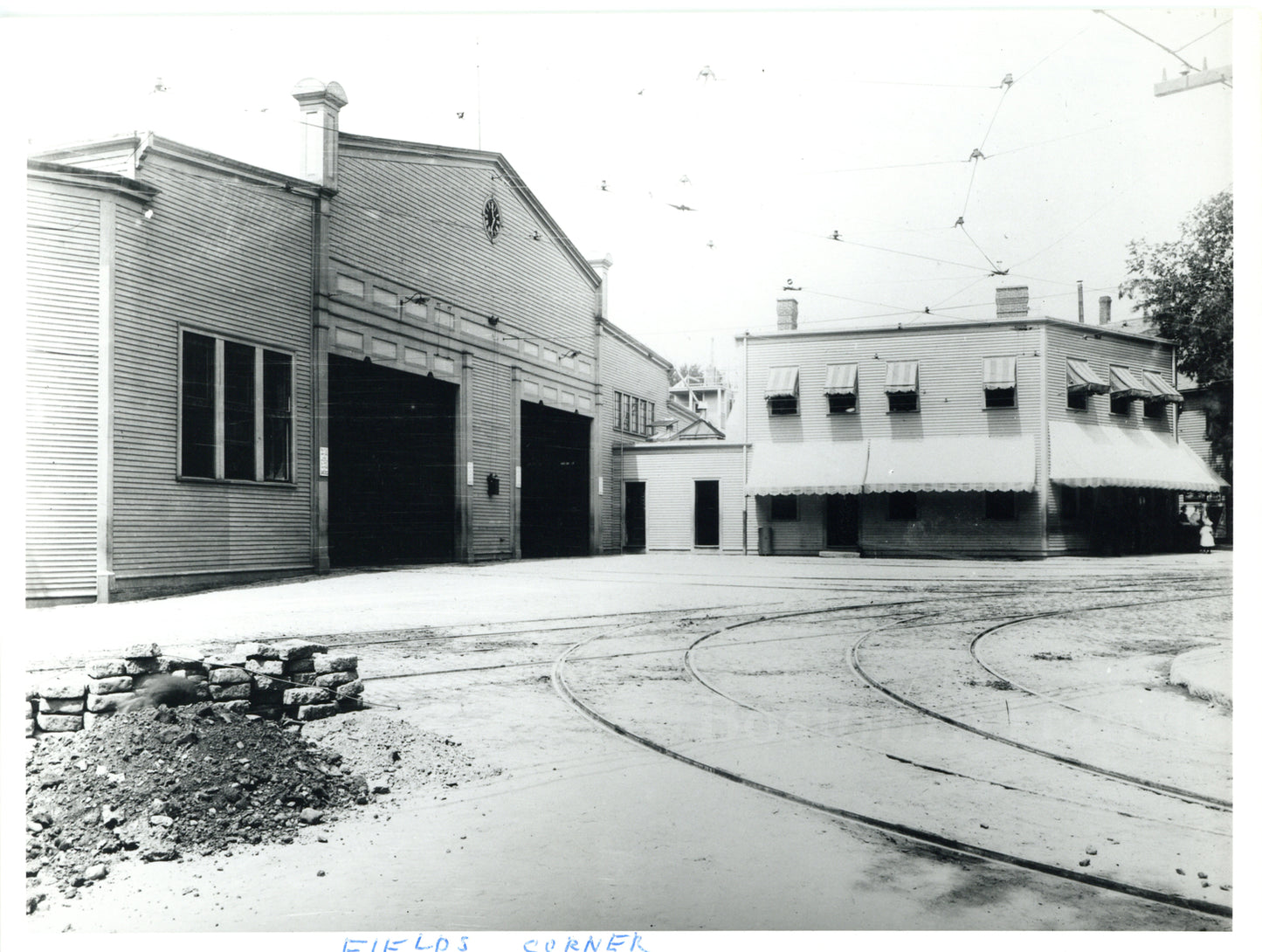 Park Street Car House (Fields Corner) Dorchester Circa 1890s