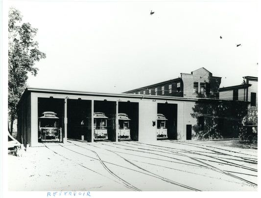 Reservoir Car House Circa 1900
