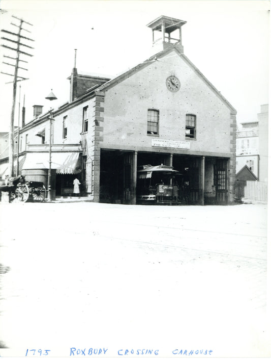 Roxbury Crossing Car House Circa 1890s