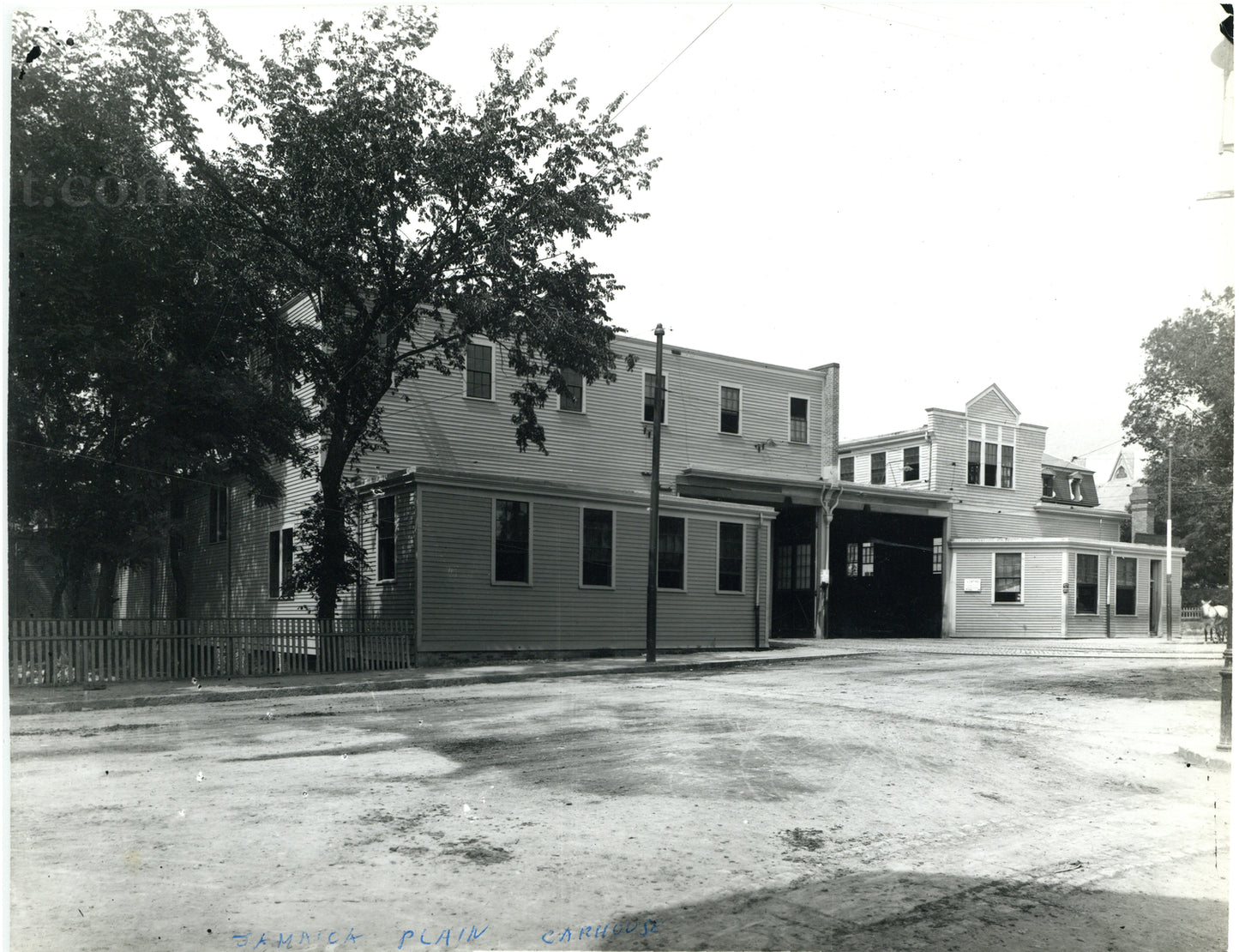 Jamaica Plain Car House Circa 1890s