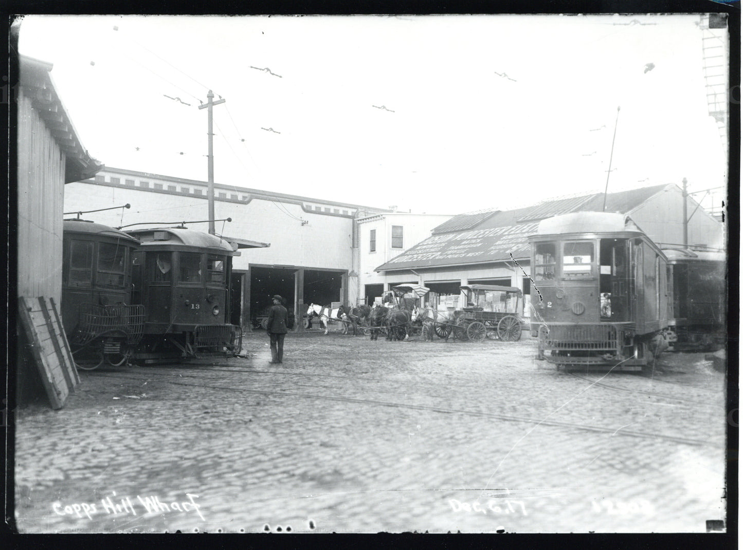 Copps Hill Wharf, Boston, December 6, 1917