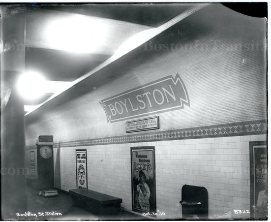 Boylston (now Chinatown) Station October 10, 1914
