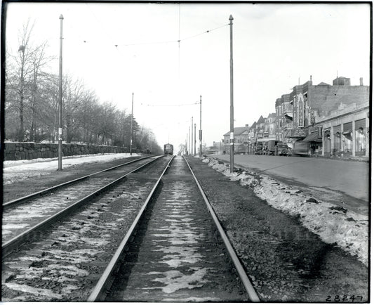 Blue Hill Avenue at Charlotte Street, Dorchester (Looking North)