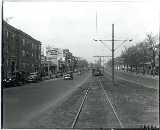 Blue Hill Avenue at Tennis Road, Dorchester (Looking North)