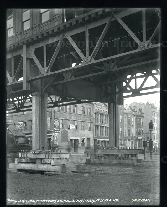 Method of Supporting Atlantic Avenue Elevated Structure, June 15, 1903