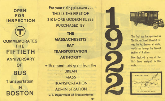 50 Years of Bus Transit in Boston (Side A) 1972