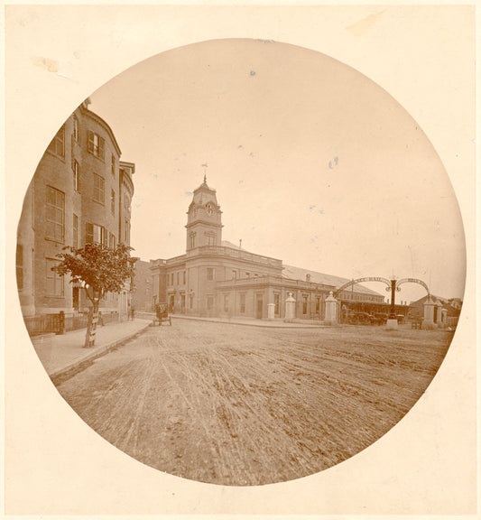 Boston & Providence Passenger Terminal, Boston, Massachusetts Circa 1860