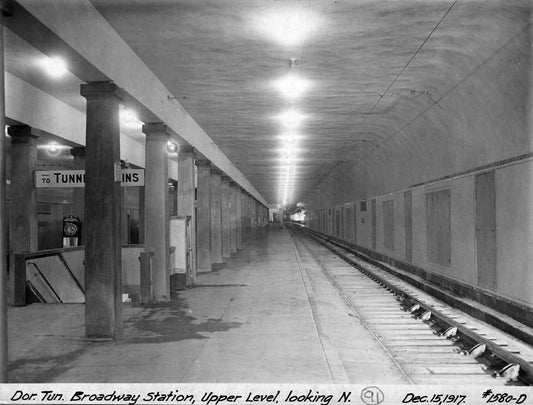 Broadway Station Interior December 15, 1917