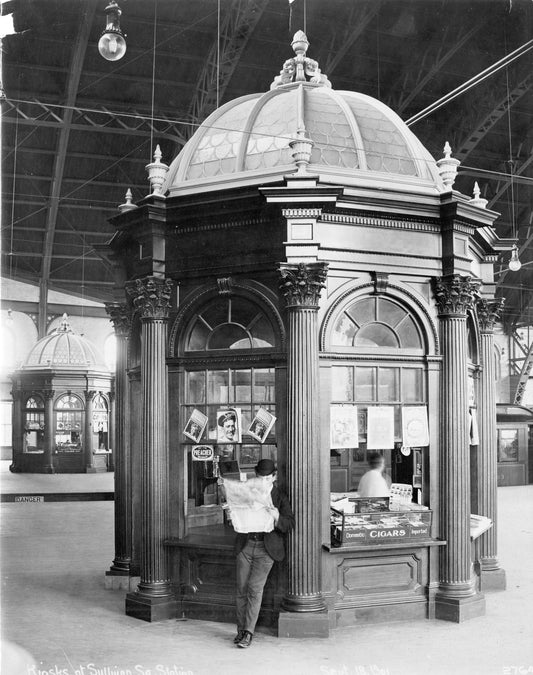 Sullivan Square Terminal Newsstands, September 8, 1901