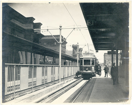 North Station West on the East Cambridge Extension, June 6, 1912