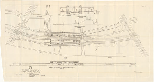 BTD Annual Report 1927 Plate 08: Fields Corner Station