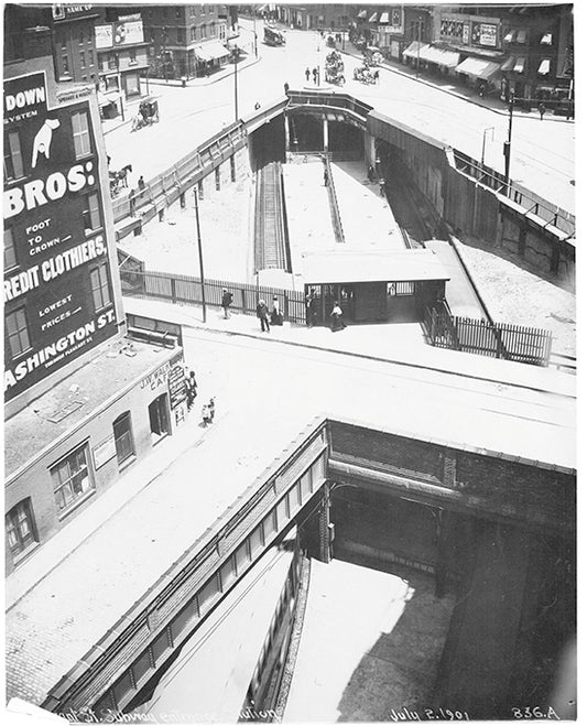 Pleasant Street Station, Boston, Massachusetts, July 2, 1901