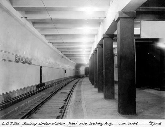 Scollay Under Station January 31, 1916