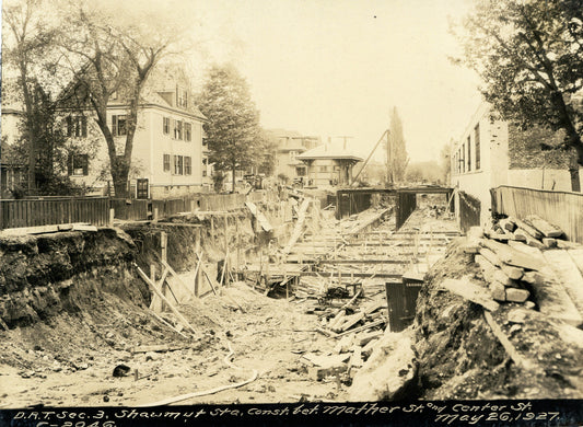 Shawmut Station Construction May 26, 1927