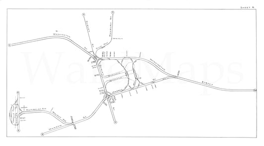 Boston Elevated Railway Co. Track Plans 1946 Plate 06: Roxbury - Dudley Square