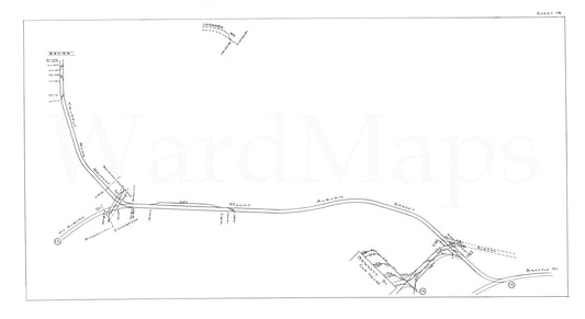 Boston Elevated Railway Co. Track Plans 1946 Plate 14: Belmont and Cambridge