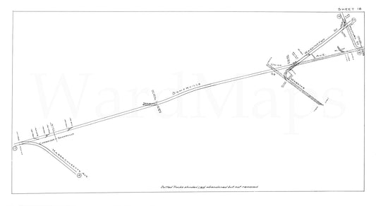 Boston Elevated Railway Co. Track Plans 1946 Plate 18: Cambridge and Somerville