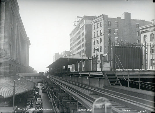 South Station on the Atlantic Avenue Elevated, September 14, 1939