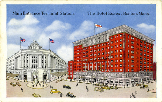 South Station and Hotel Essex, Boston, Massachusetts